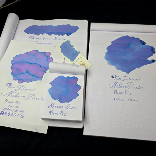 Van Dieman's Professional - Natura Dualis NightFall Dual Tone Fountain Pen Ink