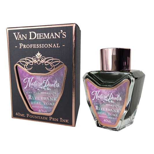 Van Dieman's Professional - Natura Dualis Riverbank Dual Tone Fountain Pen Ink