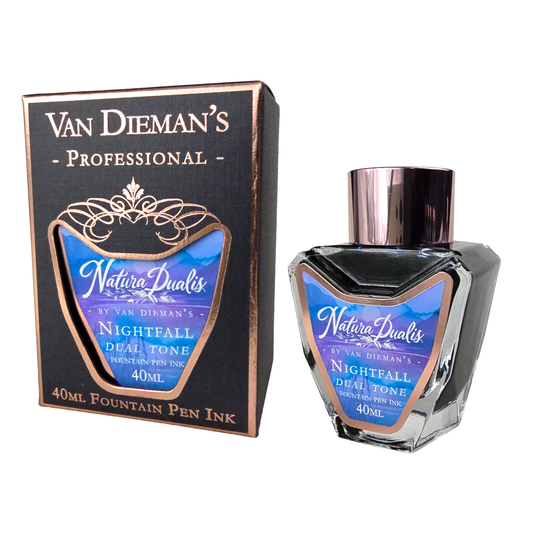 Van Dieman's Professional - Natura Dualis NightFall Dual Tone Fountain Pen Ink