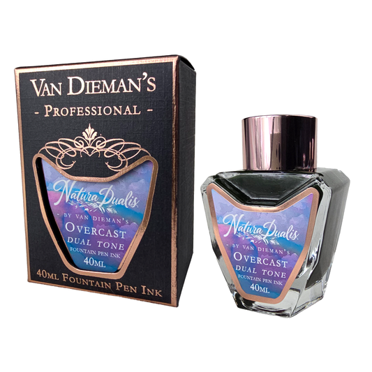 Van Dieman's Professional - Natura Dualis Overcast Dual Tone Fountain Pen Ink