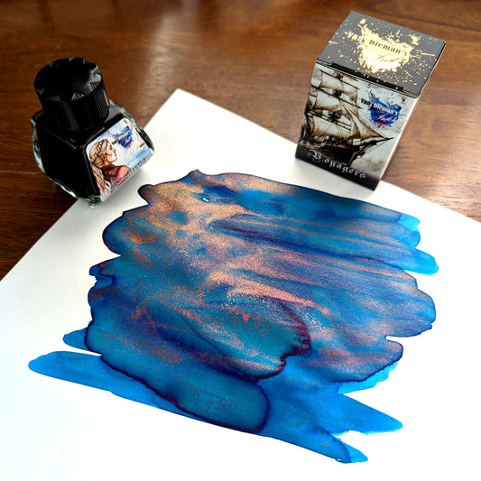 Van Dieman's Voyagers - Gudrid Far Traveler - 40ml Shimmering Fountain Pen Ink