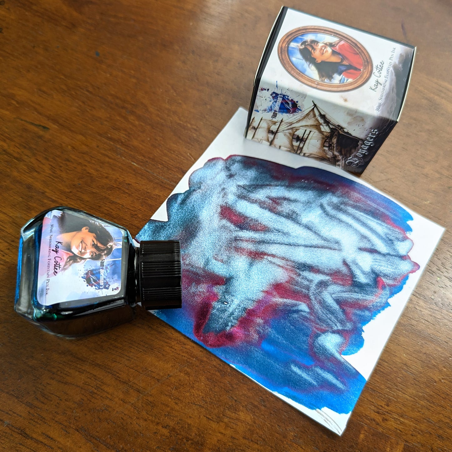 Van Dieman's Voyagers - Kay Cottee - 40ml Shimmering Fountain Pen Ink