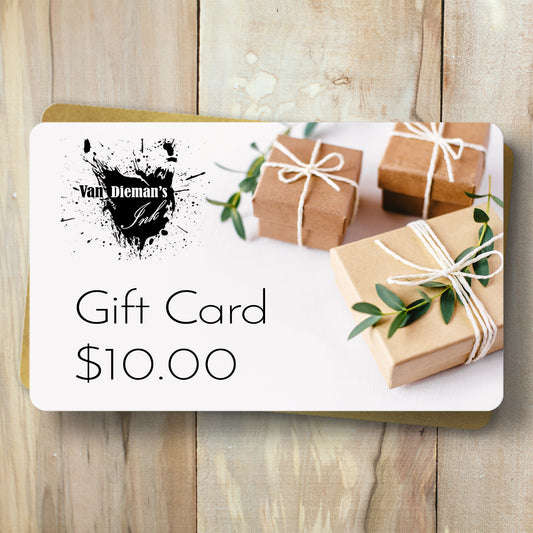 Van Dieman's Ink Gift Card