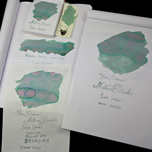 Van Dieman's Professional - Natura Dualis Sea Spray Dual Tone Fountain Pen Ink