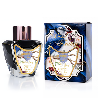 Van Dieman's Birds of a Feather - Blue Jay Crown - 40ml Fountain Pen Ink