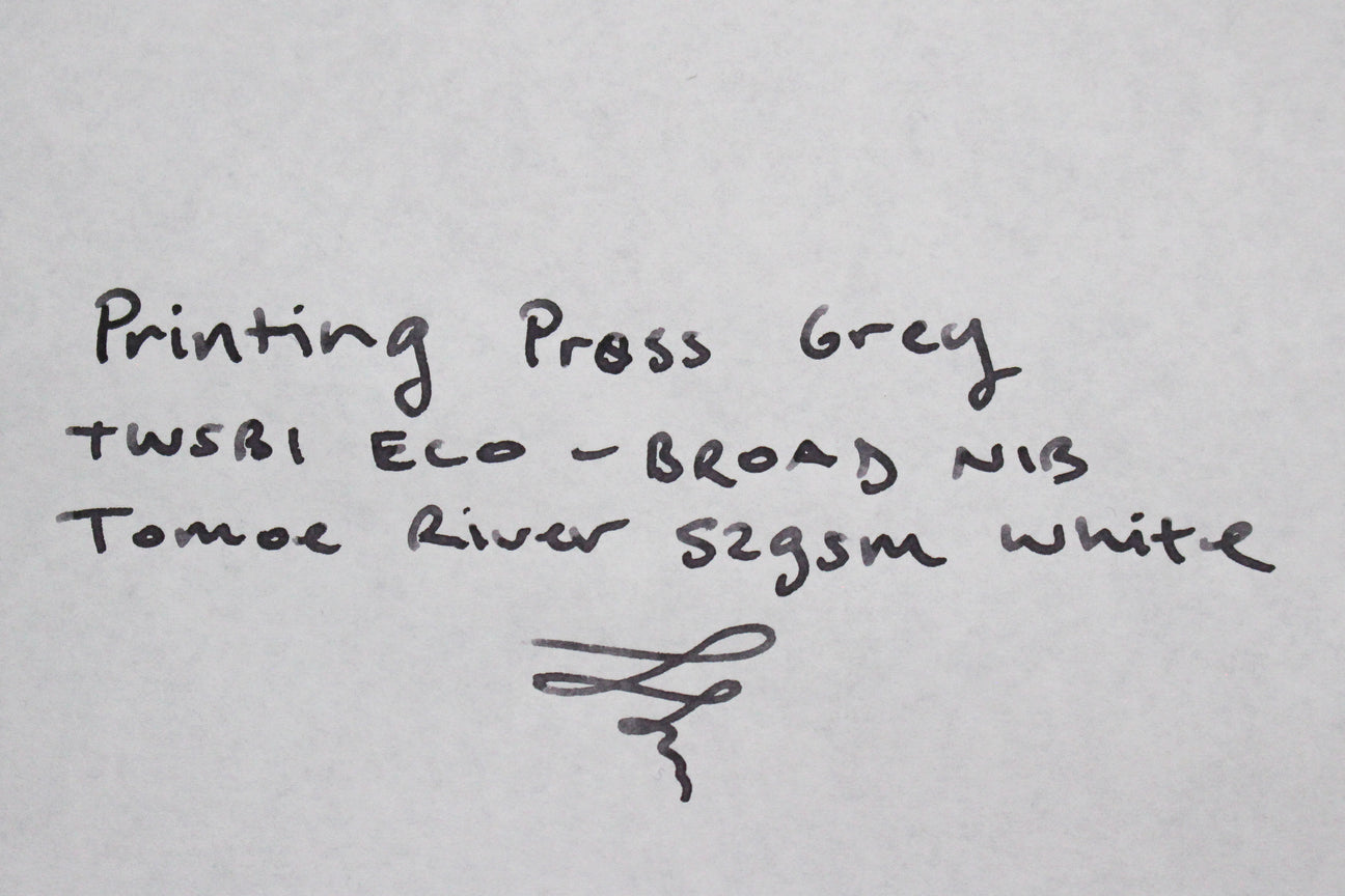 Van Dieman's Flywheel - Printing Press Grey Fountain Pen Ink