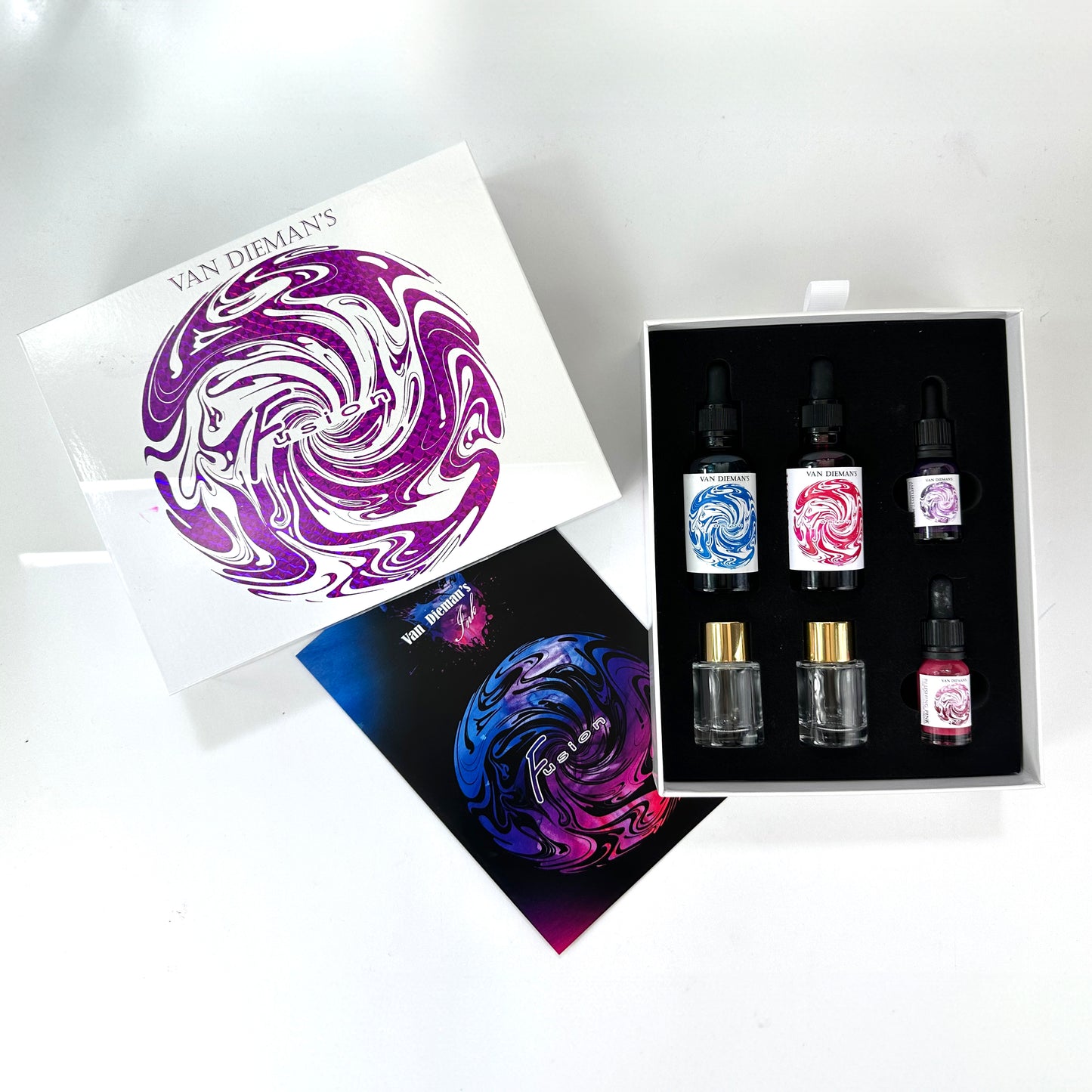 Van Dieman's Fusion - Fountain Pen Ink Mixing Kit - The Purple Pack