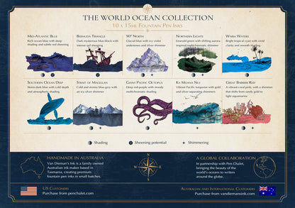 Van Dieman's & Pen Chalet's World Oceans - Boxed Collection