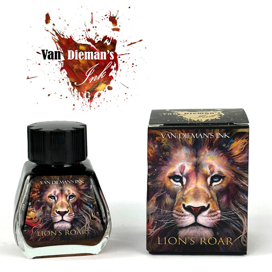 Van Dieman's Feline - Lion's Roar Shimmering Fountain Pen Ink