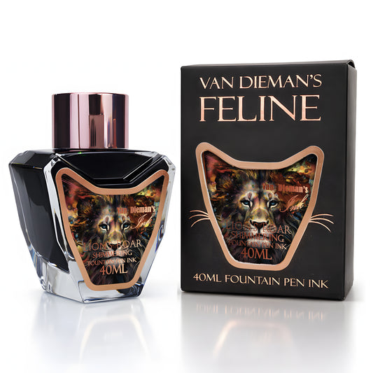 Van Dieman's Feline - Lion's Roar 40ml Shimmering Fountain Pen Ink