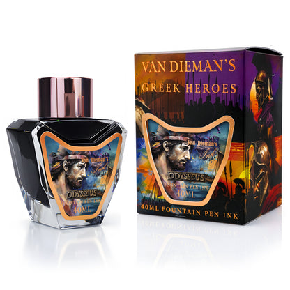 Van Dieman's Greek Heroes - Odysseus - 40ml Shimmering Fountain Pen Ink