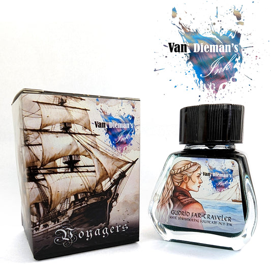 Van Dieman's Voyagers - Gudrid Far Traveler - Shimmering Fountain Pen Ink