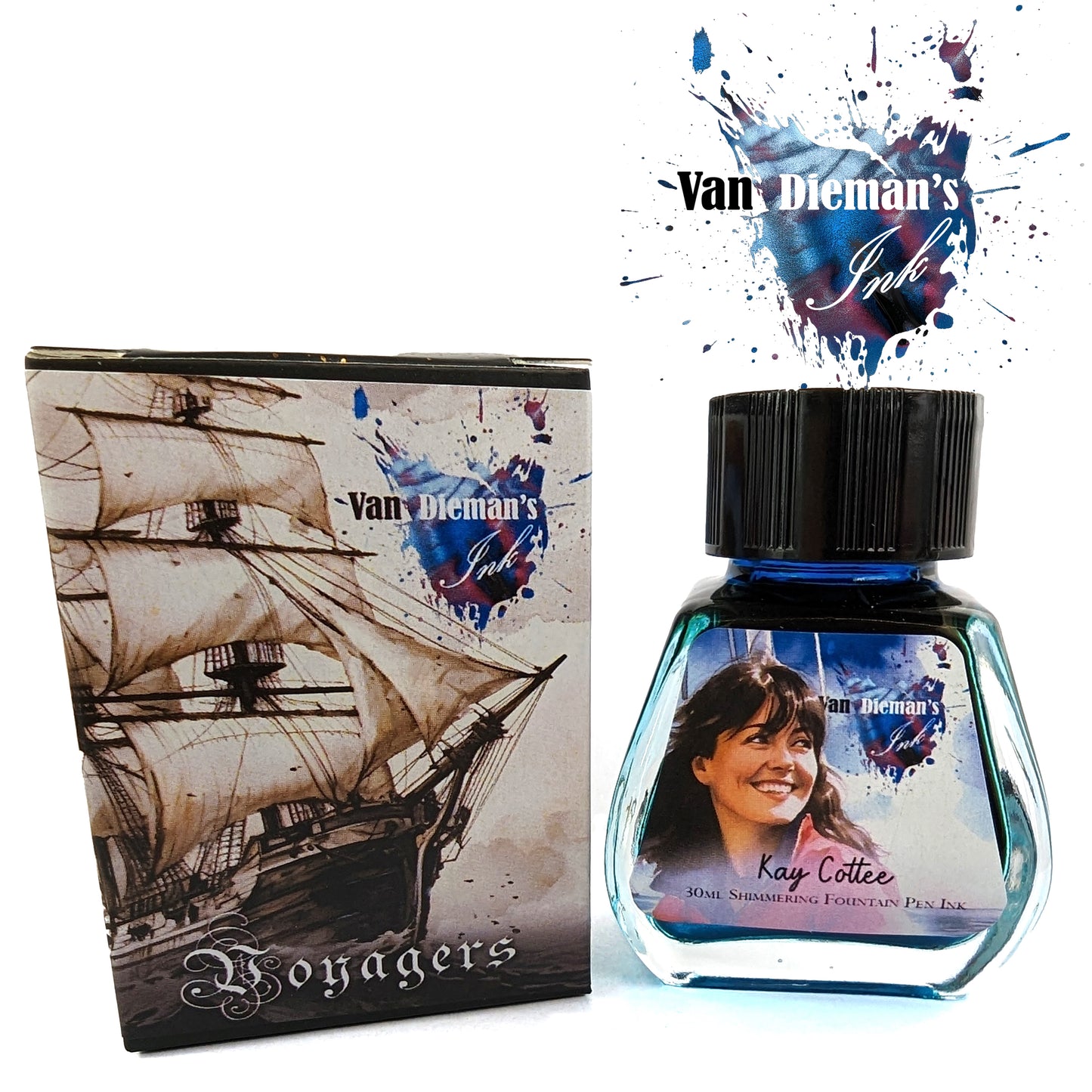 Van Dieman's Voyagers - Kay Cottee - Shimmering Fountain Pen Ink