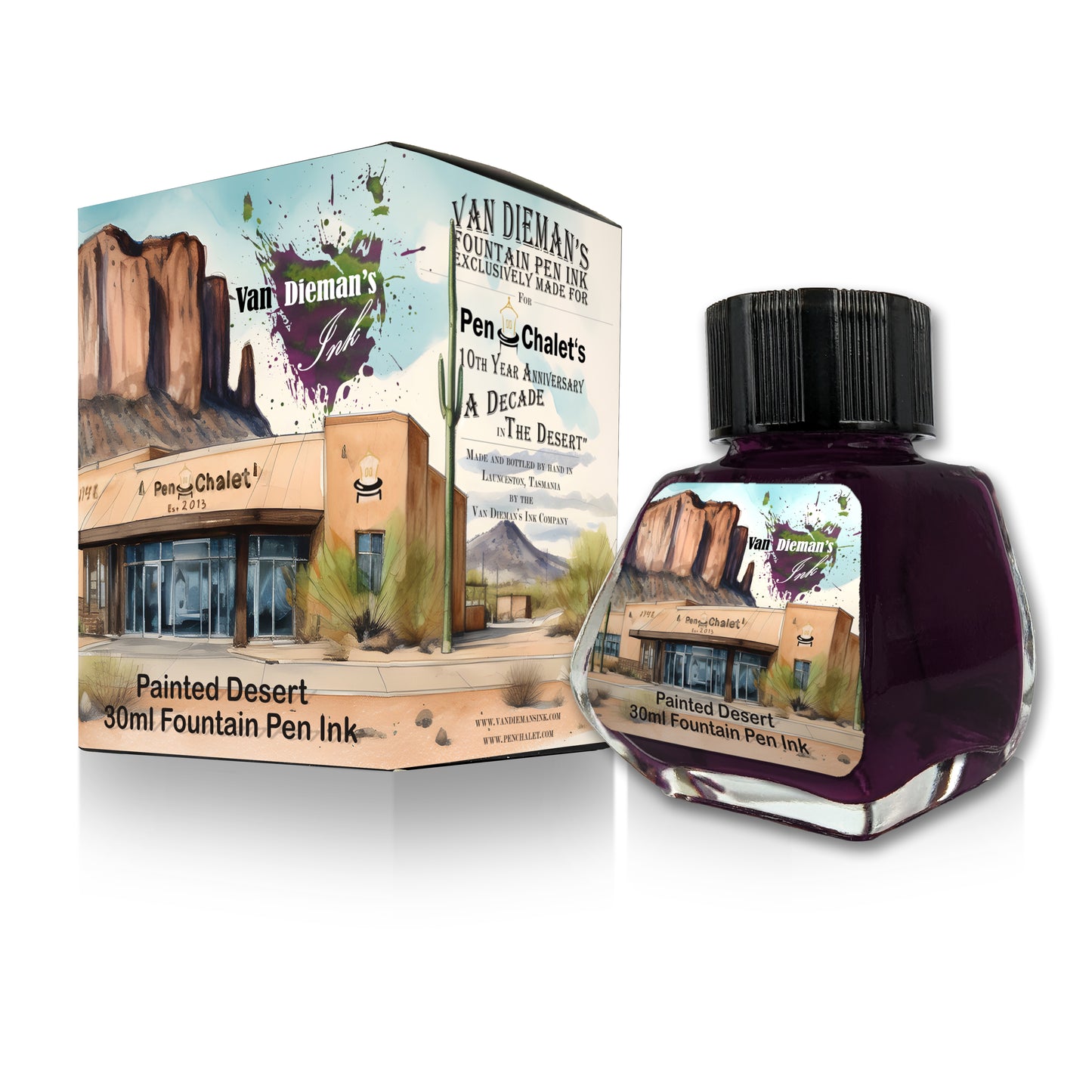 A Decade in the Desert - Painted Desert Fountain Pen Ink