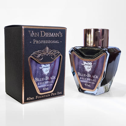Van Dieman's Professional - Blue-Black Essential Fountain Pen Ink 40ml