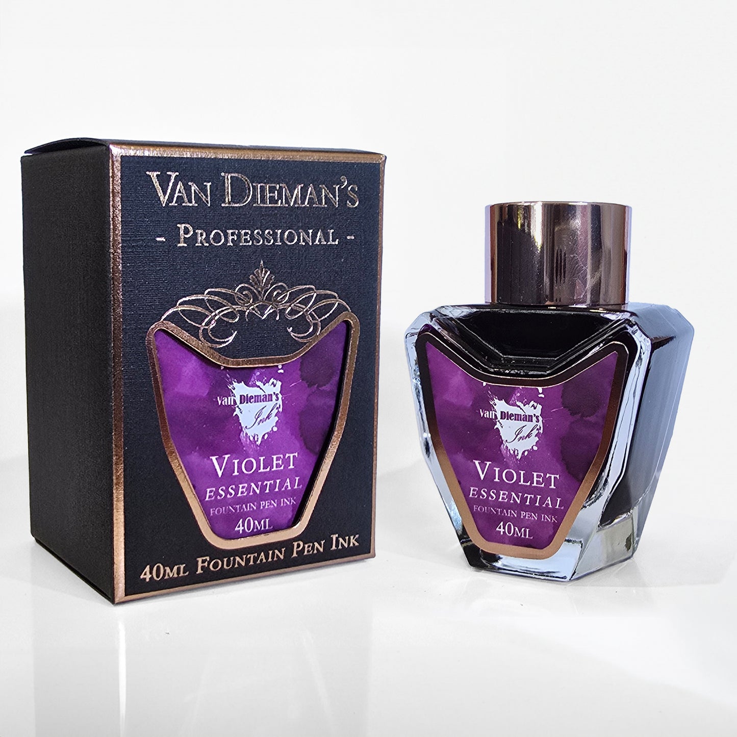 Van Dieman's Professional - Violet Essential Fountain Pen Ink 40ml