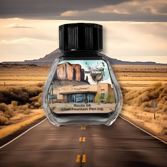 A Decade in the Desert - Route 66 Shimmering Fountain Pen Ink