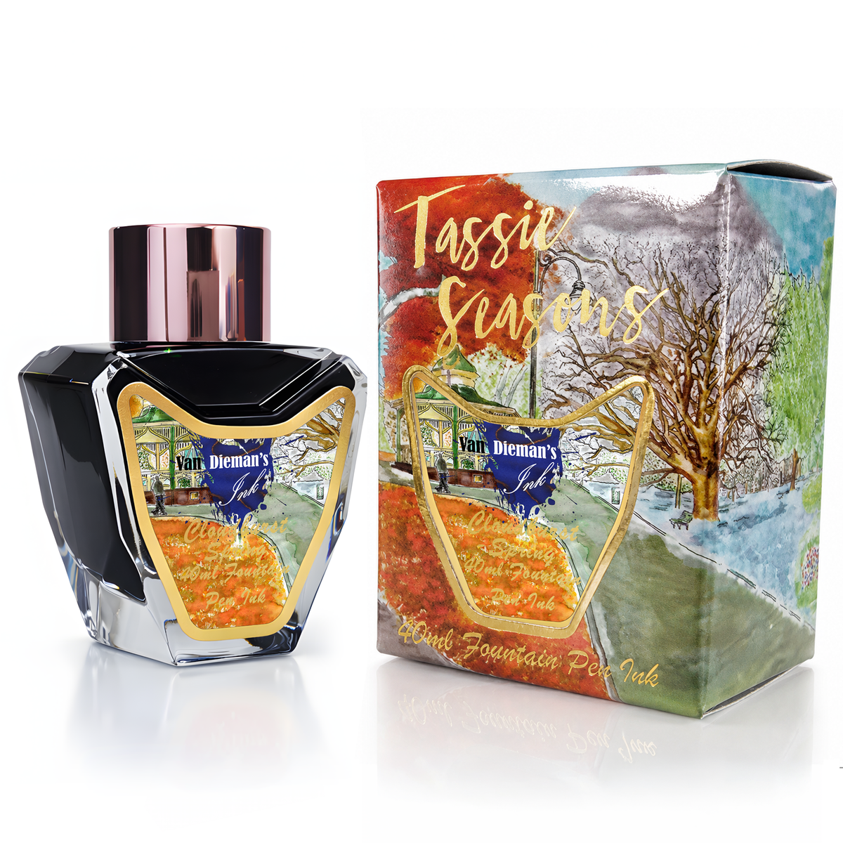 Van Dieman's Tassie Seasons (Spring) Cloudburst - 40ml Fountain Pen Ink