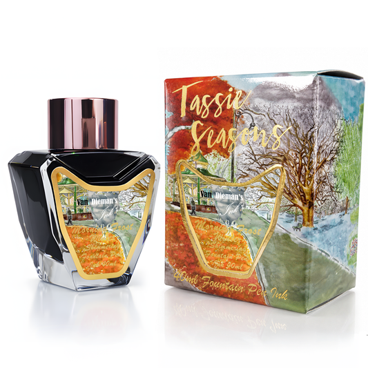 Van Dieman's Tassie Seasons (Winter) Morning Frost - 40ml Shimmering Fountain Pen Ink
