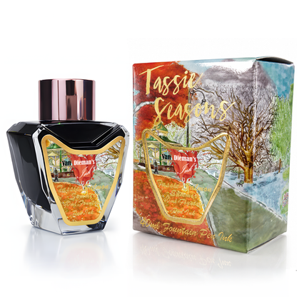 Van Dieman's Tassie Seasons (Summer) Tassie Salmon - 40ml Fountain Pen Ink