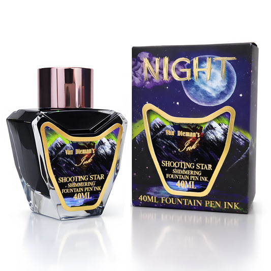 Van Dieman's Night - Shooting Star - 40ml Shimmering Fountain Pen Ink