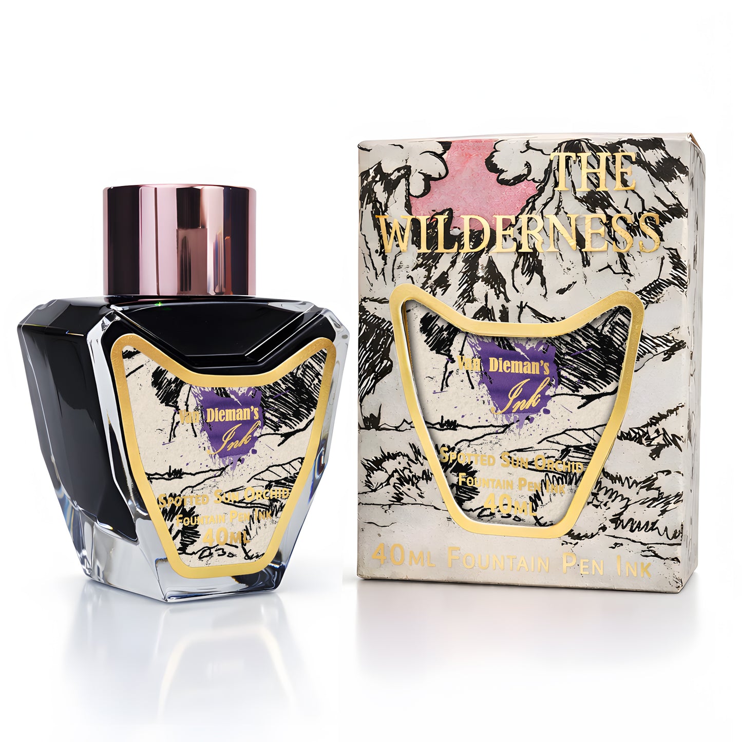 Van Dieman's Wilderness - Spotted Sun Orchid - 40ml Fountain Pen Ink