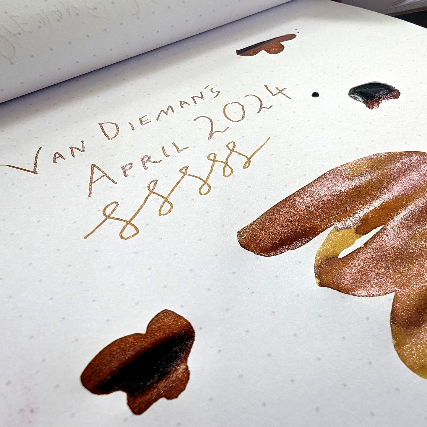 Van Dieman's 2024 April - 100ml Shimmering Fountain Pen Ink