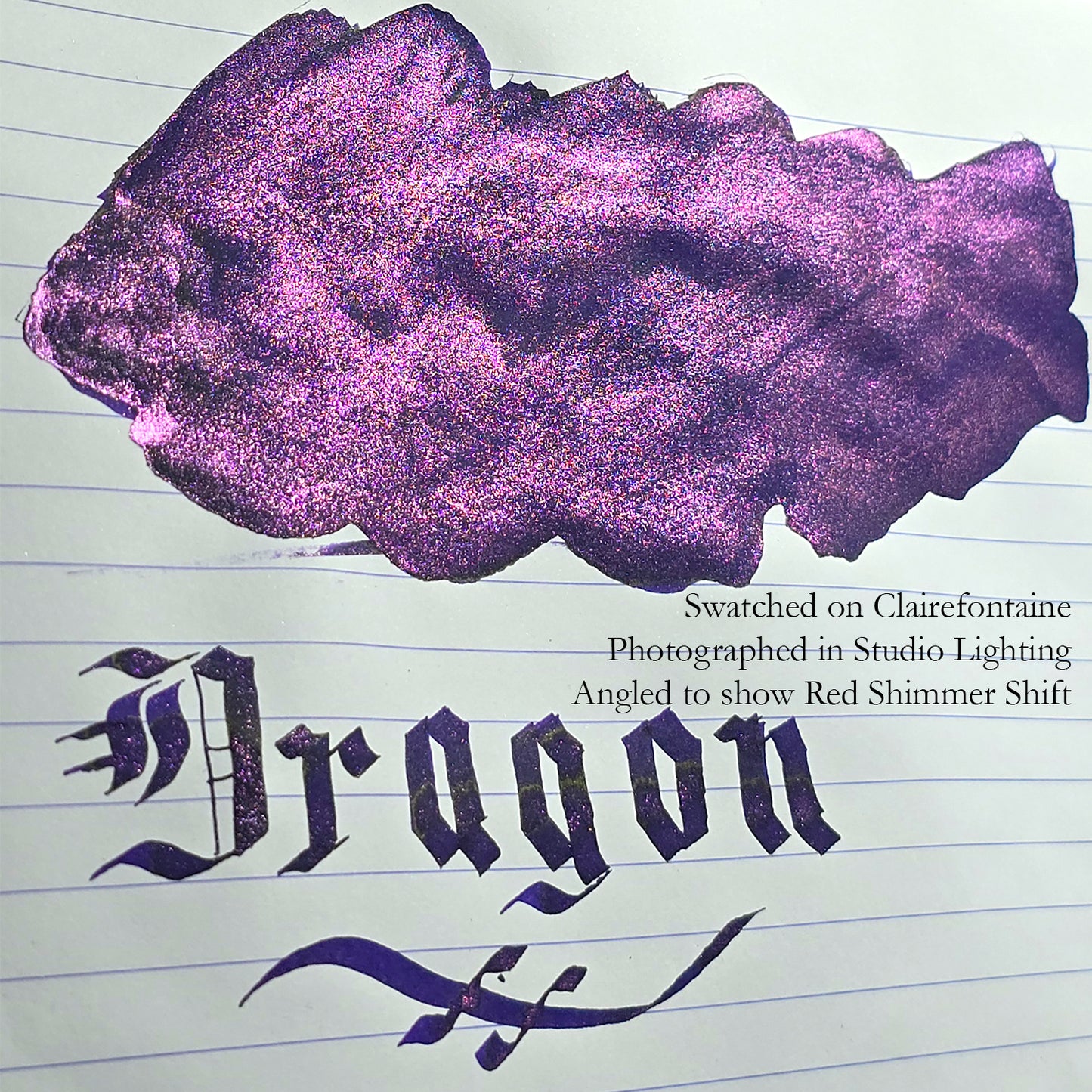 Van Dieman's 2026 - Dragon - 100ml Shimmering Fountain Pen Ink