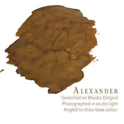 Van Dieman's Greek Heroes - Alexander 40ml Shimmering Fountain Pen Ink