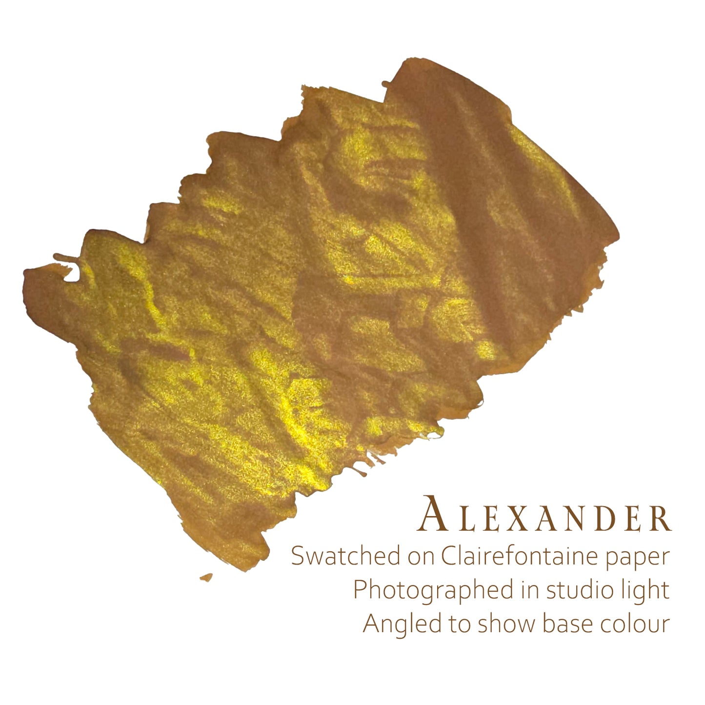 Van Dieman's Greek Heroes - Alexander 40ml Shimmering Fountain Pen Ink