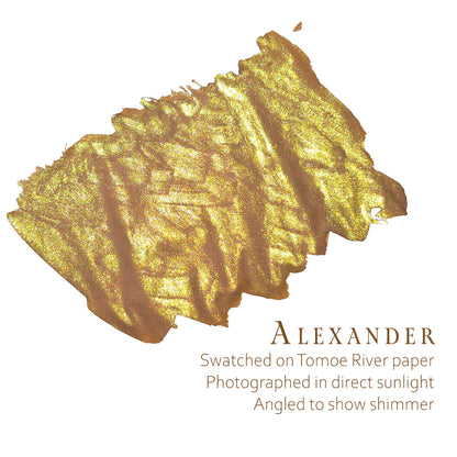 Van Dieman's Greek Heroes - Alexander 40ml Shimmering Fountain Pen Ink