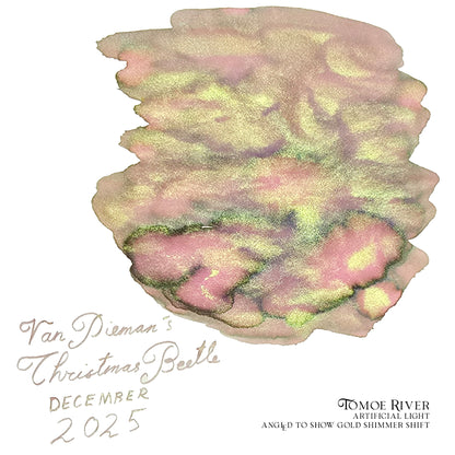 Van Dieman's 2025 December - Christmas Beetle - 100ml Shimmering Multichromatic Fountain Pen Ink