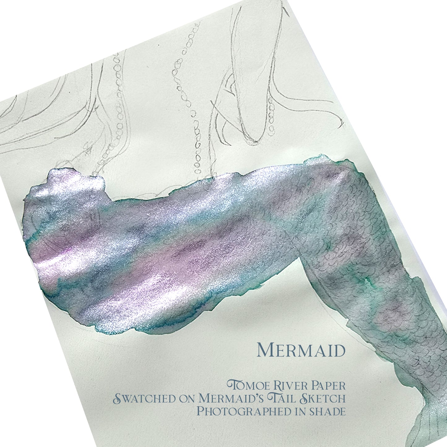 Van Dieman's 2026 - Mermaid - 100ml Shimmering Multichromatic Fountain Pen Ink