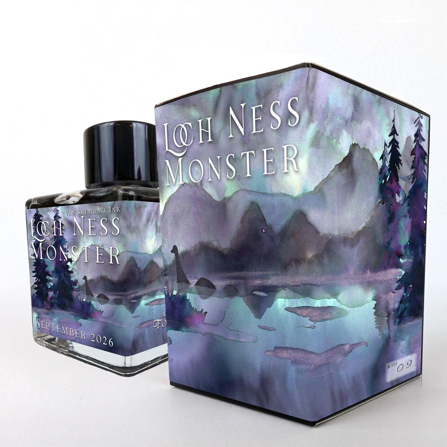 Van Dieman's 2026 - Loch Ness Monster - 100ml Shimmering Fountain Pen Ink
