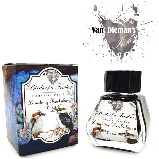 Van Dieman's Birds of a Feather - Laughing Kookaburra Crest - Fountain Pen Ink