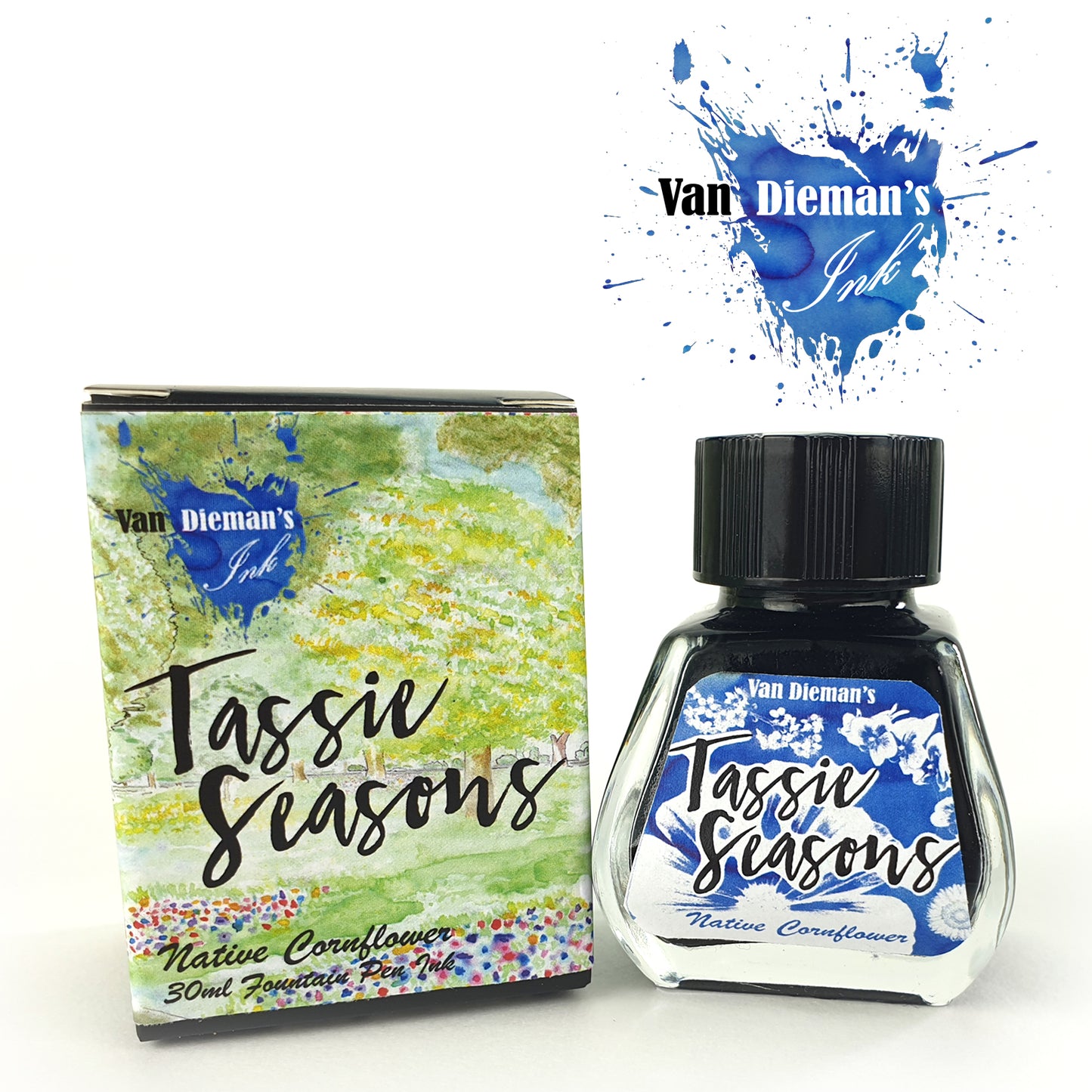 Van Dieman's Tassie Seasons (Spring) Native Cornflower - Fountain Pen Ink