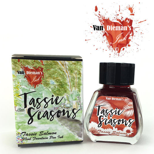 Van Dieman's Tassie Seasons (Summer) Tassie Salmon - Fountain Pen Ink