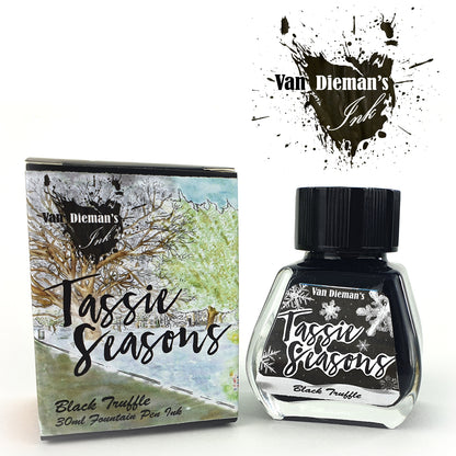 Van Dieman's Tassie Seasons (Winter) Black Truffle - Fountain Pen Ink