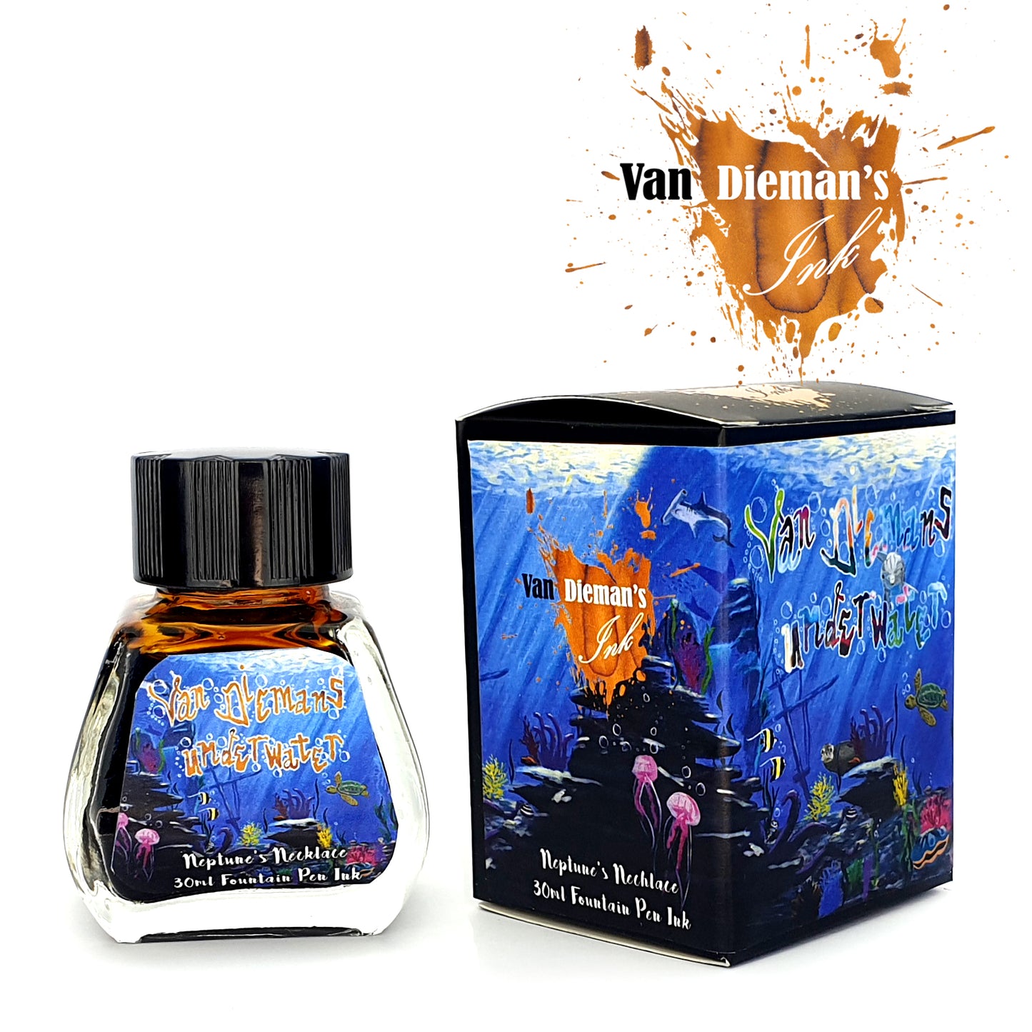 Van Dieman's Underwater - Neptune's Necklace - Fountain Pen Ink