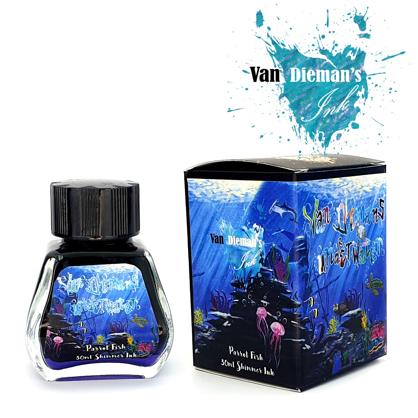 Van Dieman's Underwater - Parrot Fish - Shimmer Ink