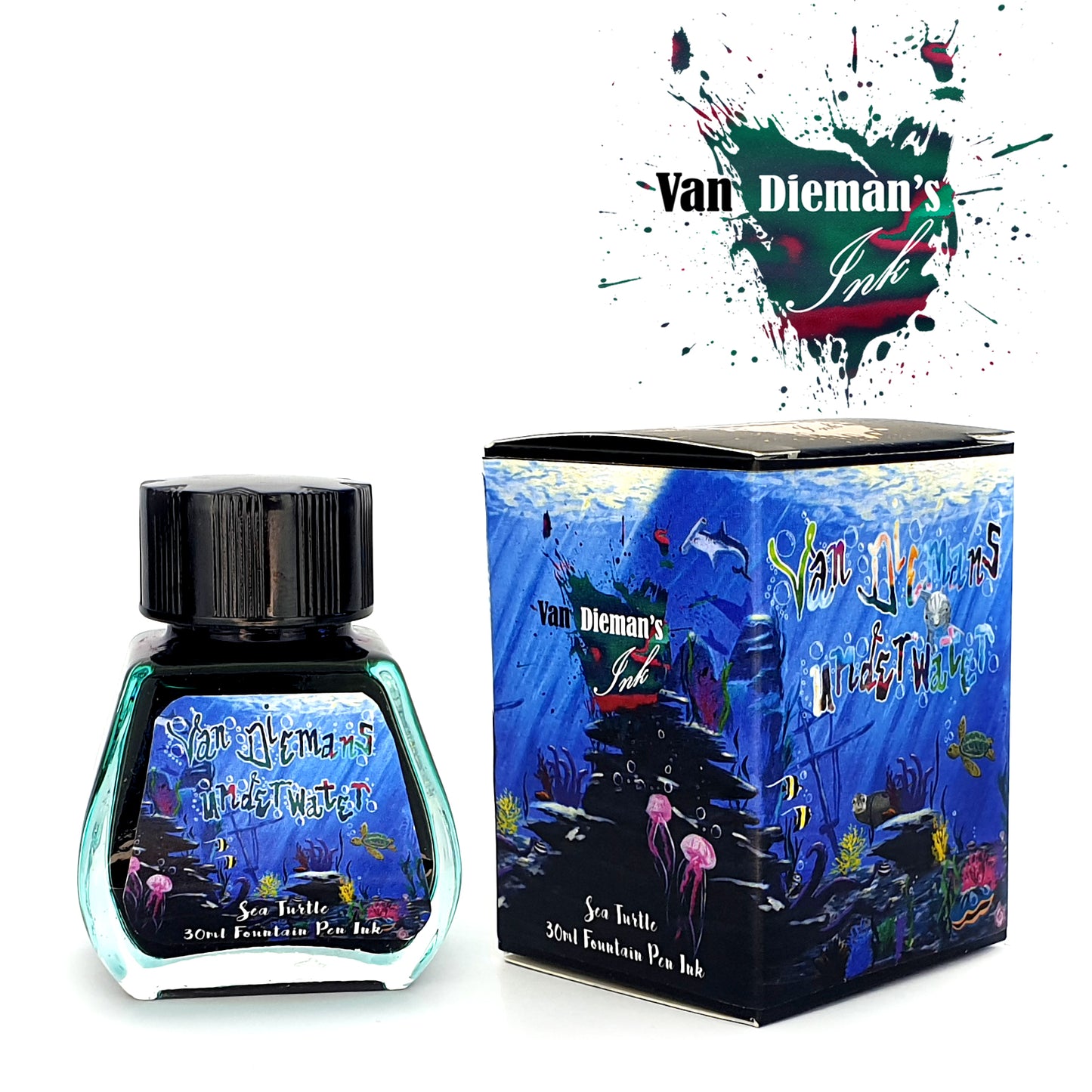 Van Dieman's Underwater - Sea Turtle - Fountain Pen Ink